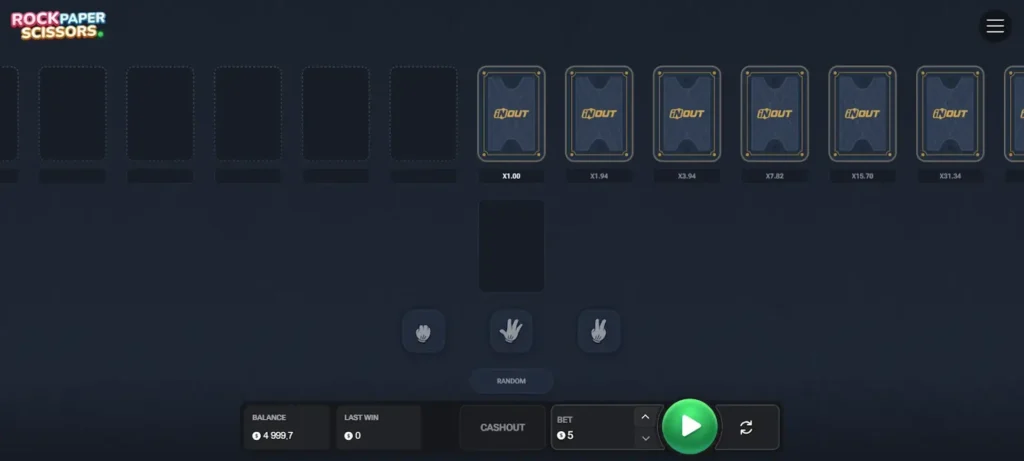 Rock Paper Scissors jeu casino