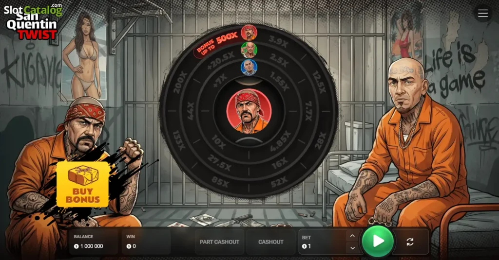 Twist San Quentin jeu  casino
