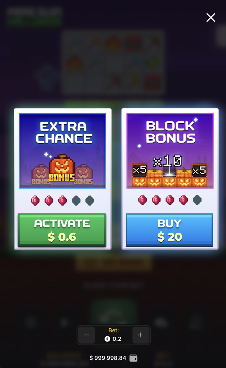Mine Slot Halloween app mobile, demo, arnaque ou argent réel : options en affichage vertical
