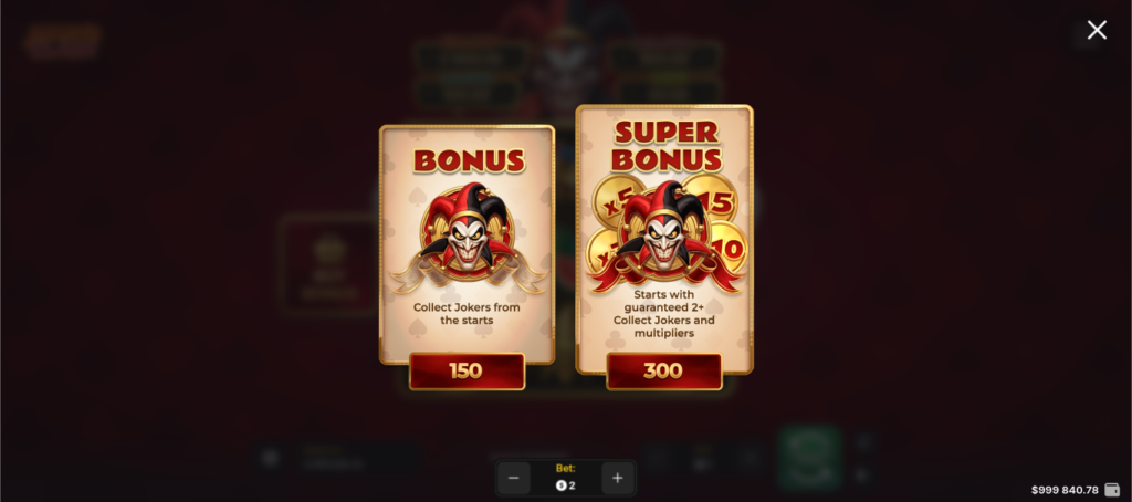 Jocker’s Clash jeu casino