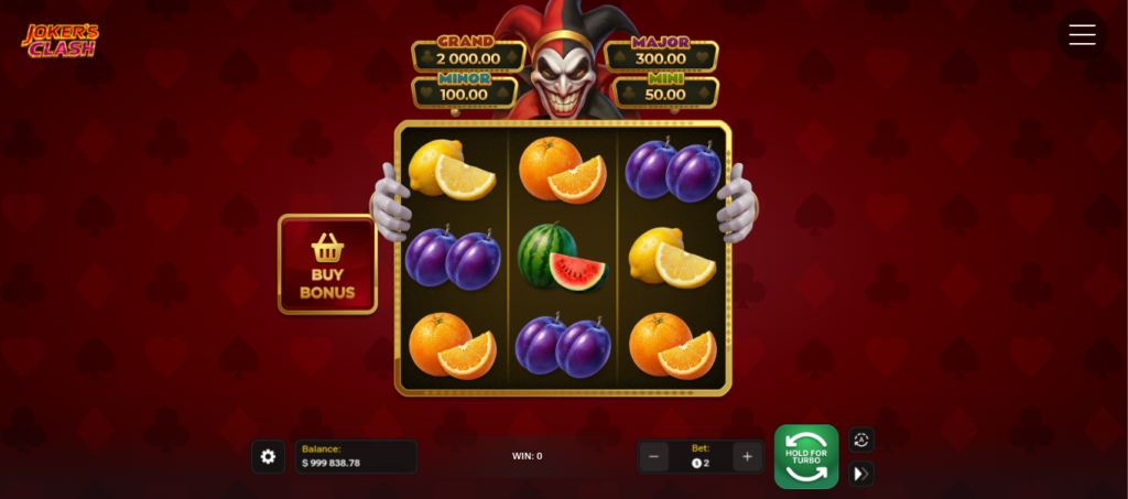 Jocker’s Clash jeu casino