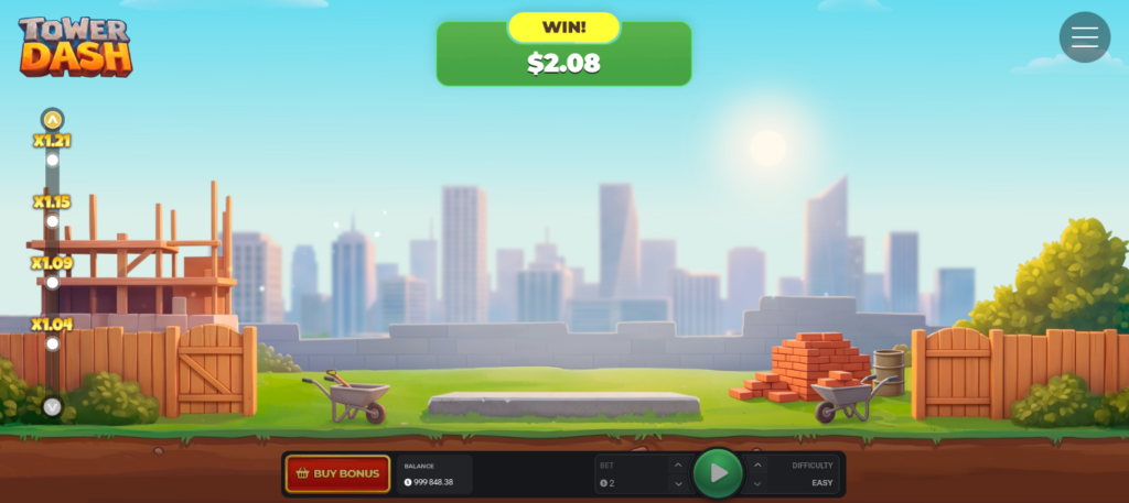Tower Dash jeu casino