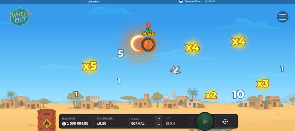 Wheel Out : démo et avis sur ce jeu casino